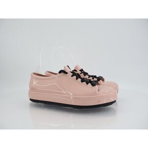 Melissa Disney Mickey Mouse Minnie Mouse Blush Pink Lace Up PVC Sneakers Size 8